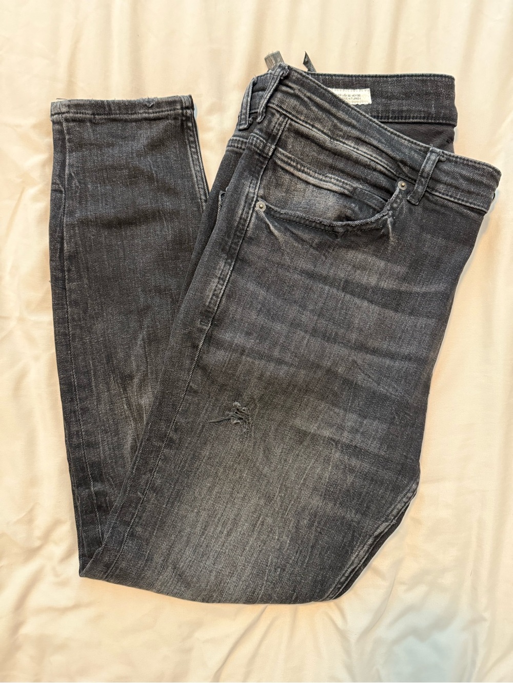 ZARA Skinny Fit Men’s Jeans in Charcoal SIZE 32